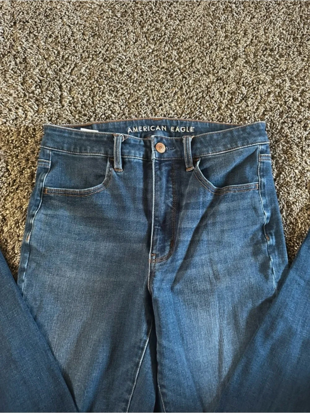 American Eagle Outfitters Women’s Skinny Jeans - Dark Blue